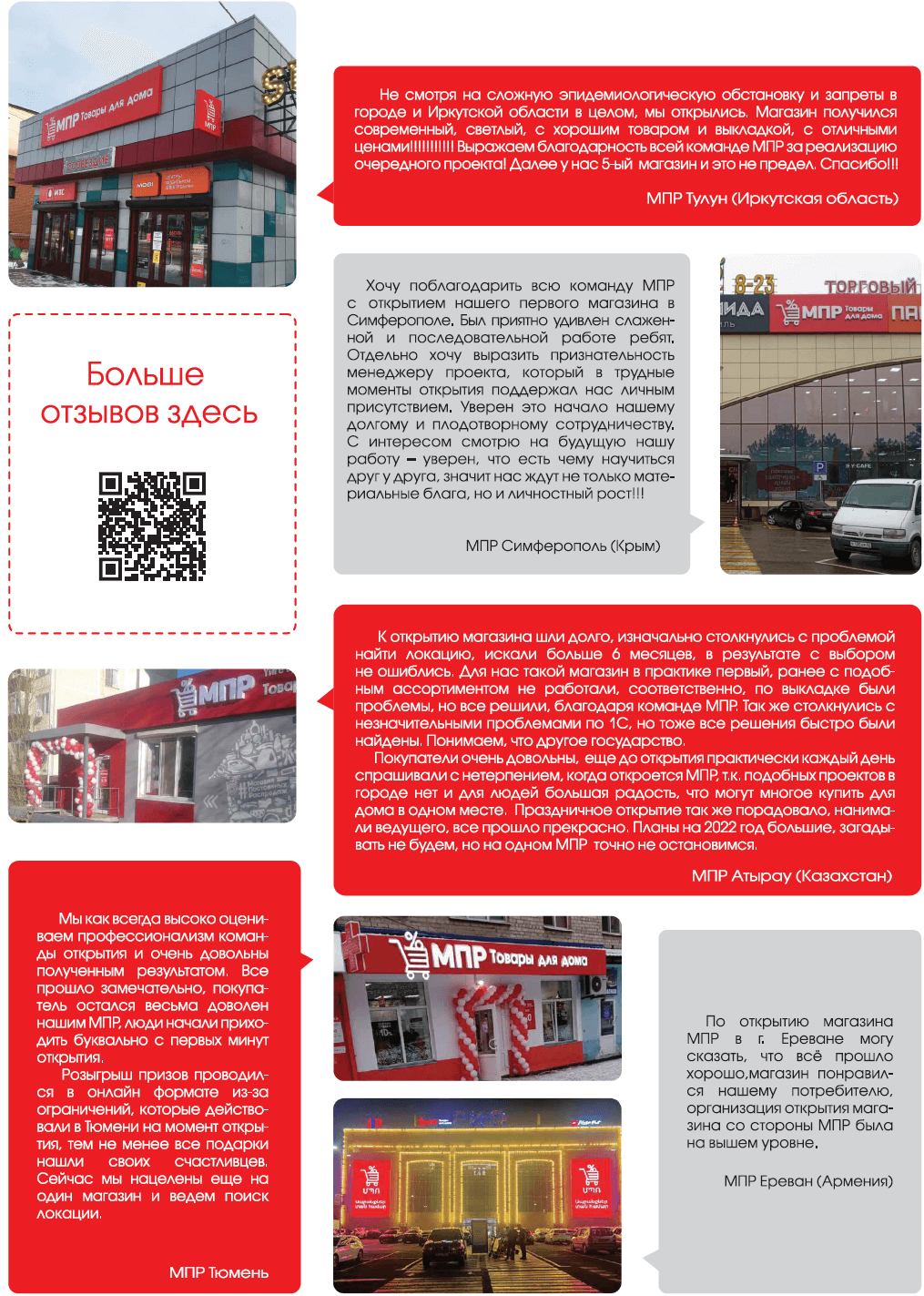 Отзывы партнёров
