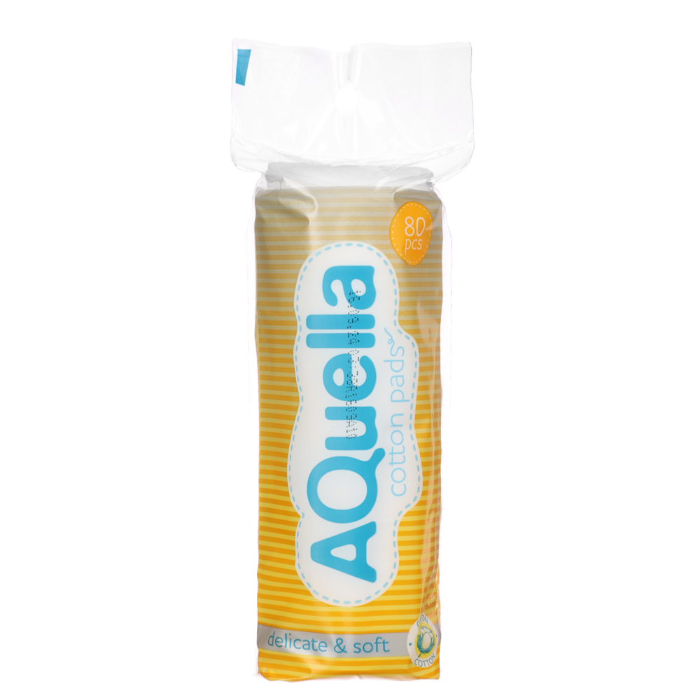 Ватные диски AQUELLA, 80 шт, арт.№ 914-020