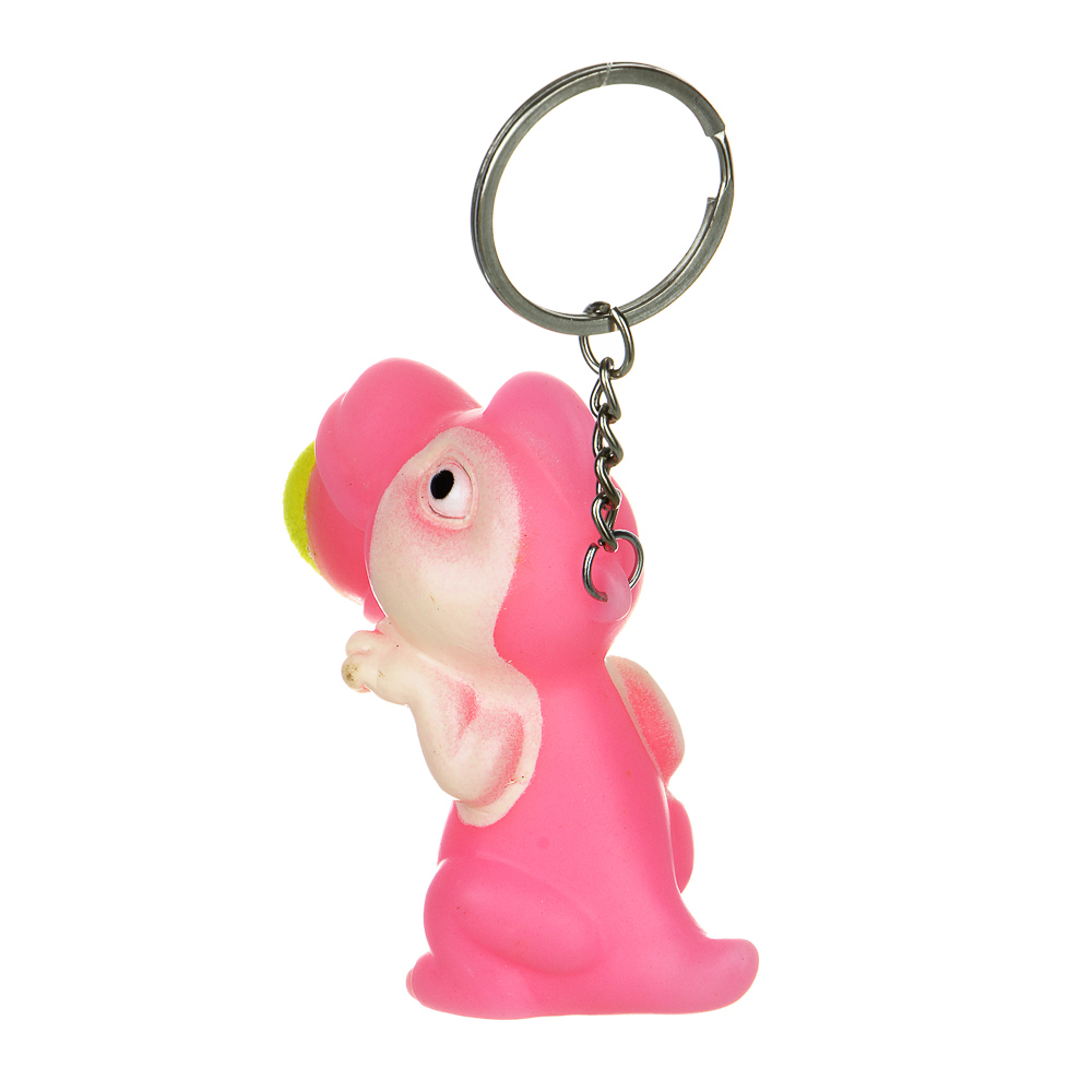 ИГРОЛЕНД Мини-поппер "Веселые динозаврики", 2 шарика, PVC, EVA, 5,5х7,5х4см, 4 дизайна, арт.№ 274-207