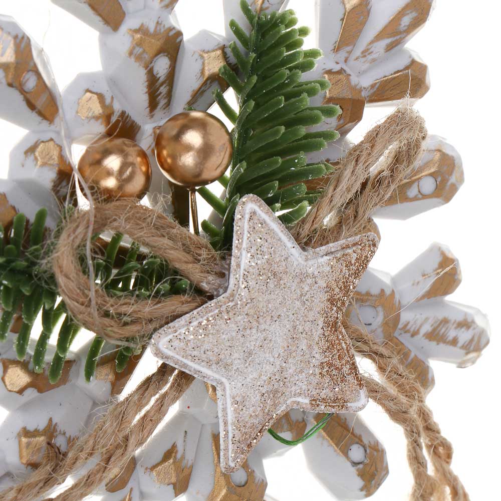 СНОУ БУМ Снежинка, 11,5 см, пластик, 26-630, арт.№ 397-460