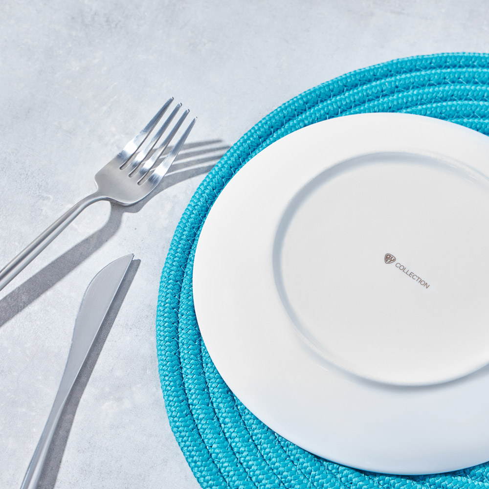 BY COLLECTION Карибы коралл Набор тарелок 2 пр., 19см, костяной фарфор, арт.№ 802-020