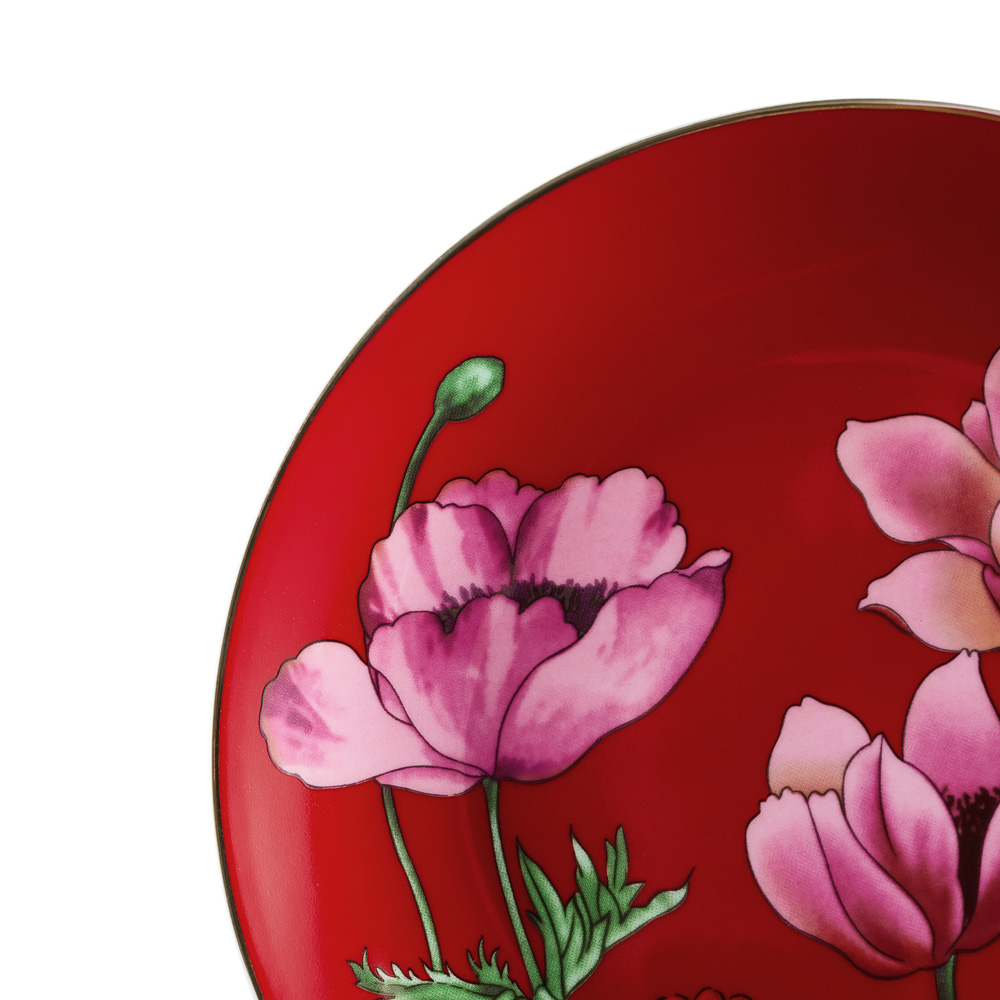 BY COLLECTION Карибы коралл Набор тарелок 2 пр., 19см, костяной фарфор, арт.№ 802-020