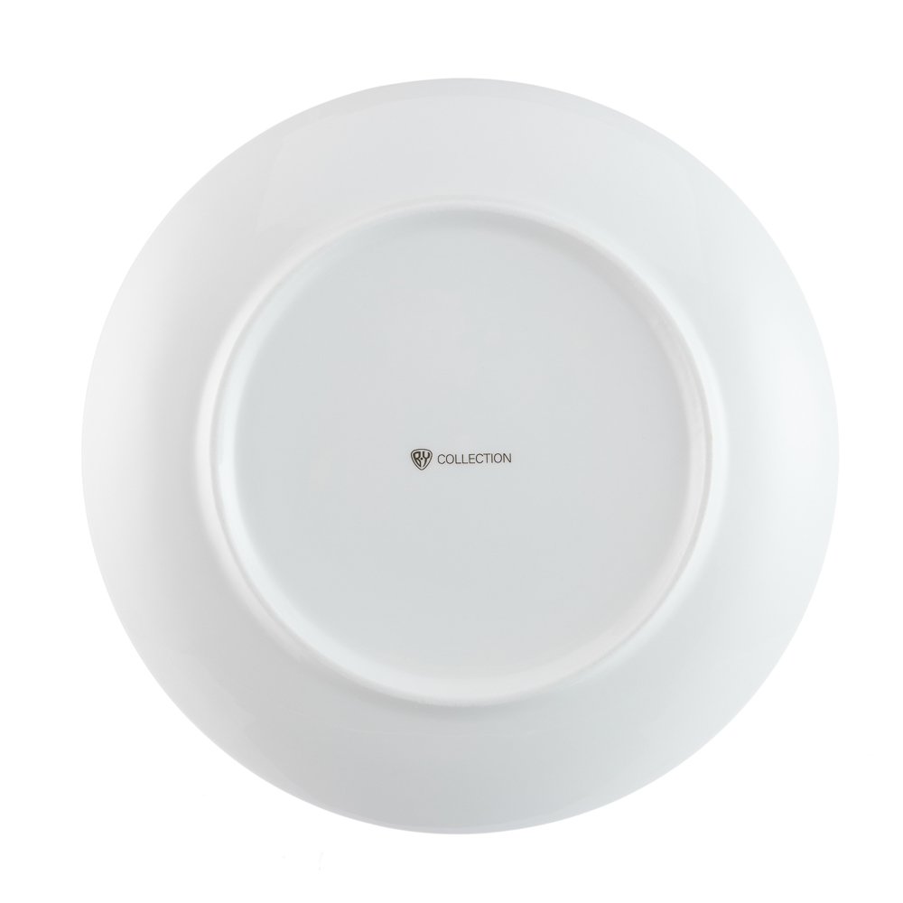 BY COLLECTION Карибы коралл Набор тарелок 2 пр., 19см, костяной фарфор, арт.№ 802-020