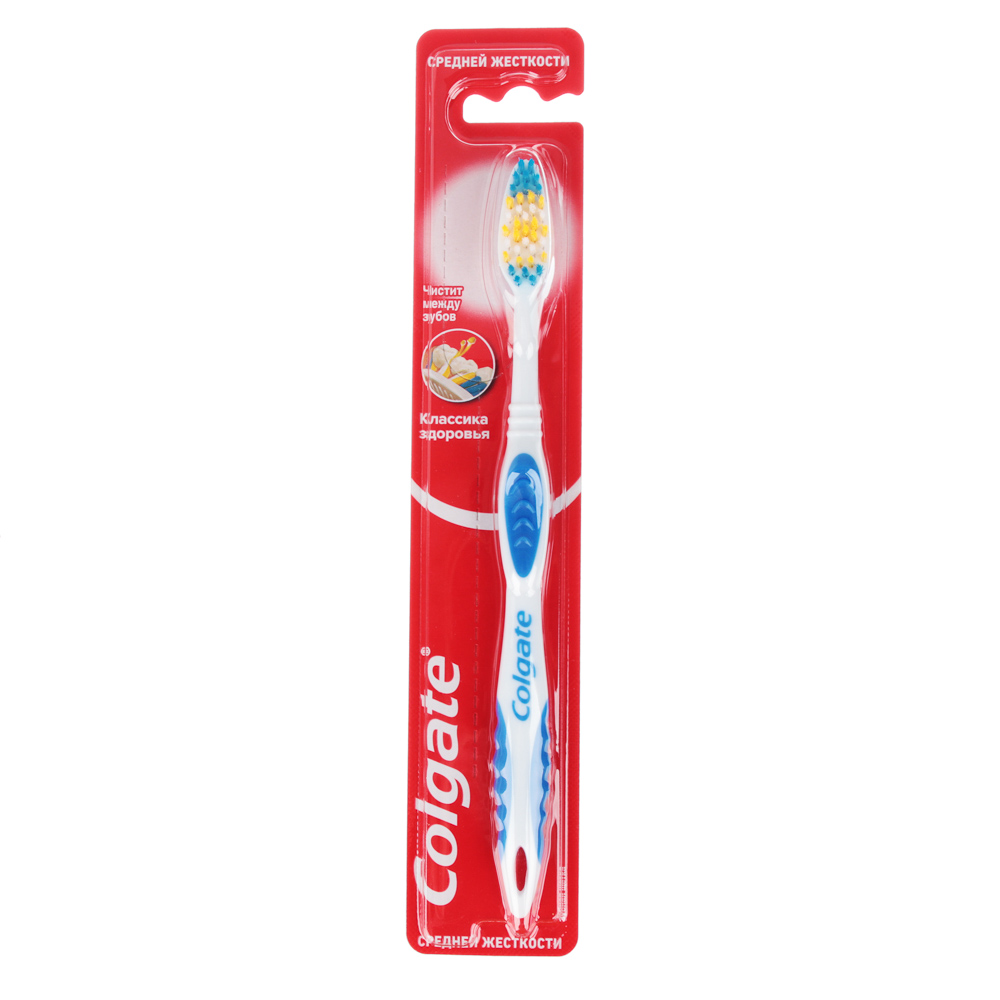 Зубная щетка COLGATE Классика здоровья, средняя, 1 шт, арт.№ 982-021