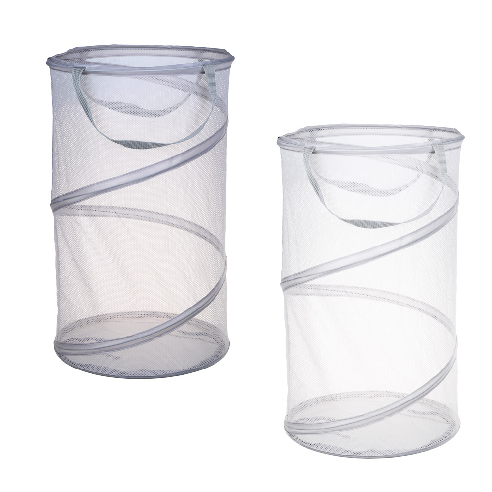 VETTA Корзина для белья, 55х31,5см, полиэстеровая сетка, 2 цвета, арт.№ 402-013