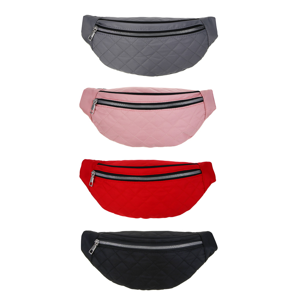 ЮL Мари Эль Сумка поясная стеганная, 100% полиэстер, 32х15 см, 4 цвета, КЖ25-02, арт.№ 337-209