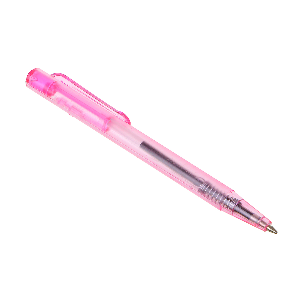 ClipStudio Записная книжка с ручкой 8х10,2 см 98л., пл. цв. прозр. обложка, кнопка, склейка, 4 цв., арт.№ 574-004