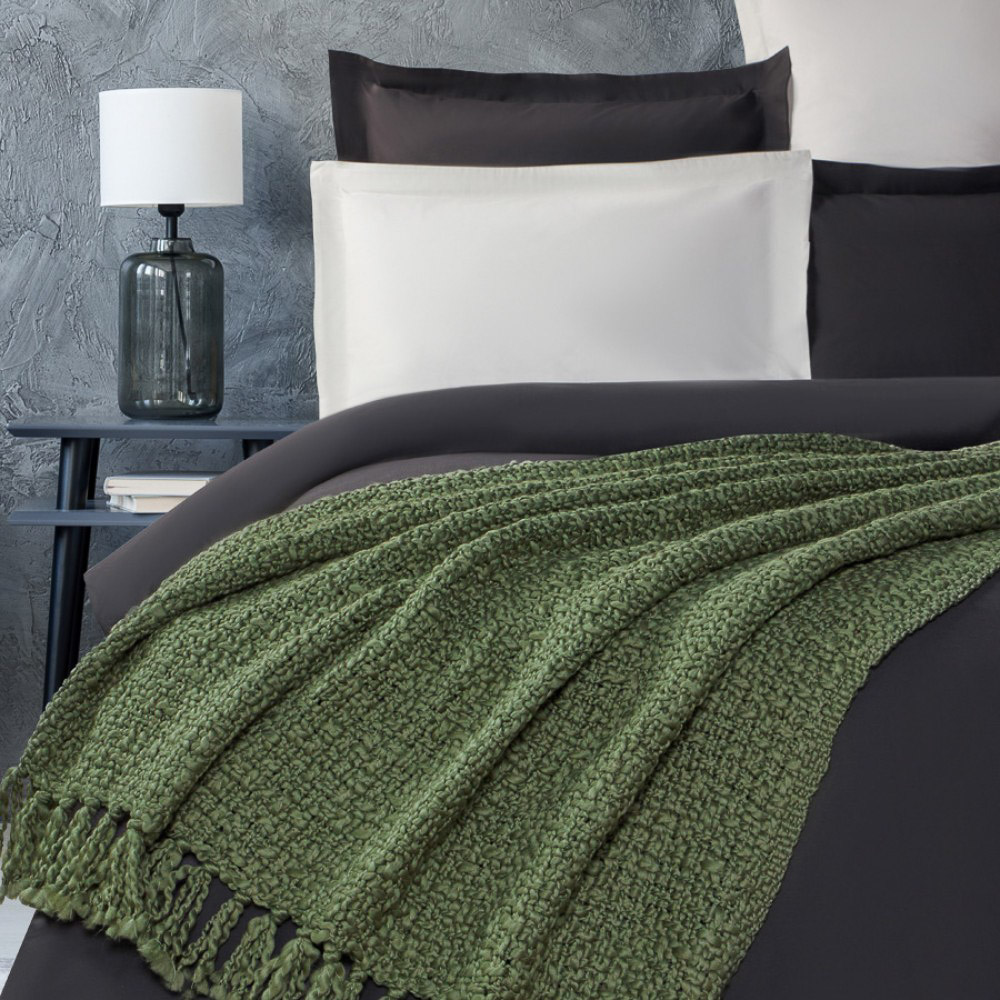 BY COLLECTION Пододеяльник 150х220см, 100% хлопок, графит, арт.№ 432-238