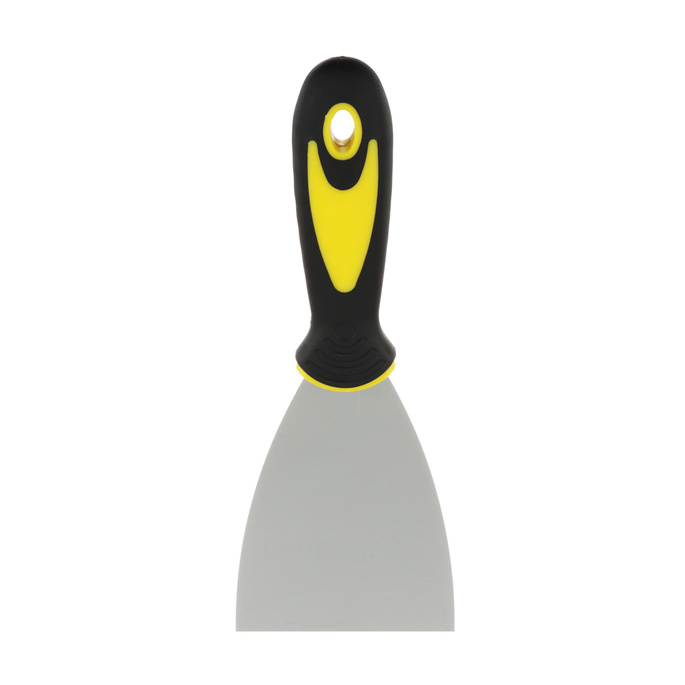 ЕРМАК Шпатель металл. с двухкомпонентной рукояткой, 75х120мм, арт.№ 683-162