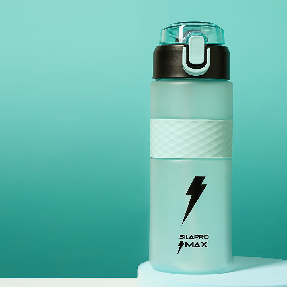 SILAPRO MAX Бутылка спортивная с замком, EGGSHELL BLUE, 700мл, PC, арт.№ 088-034