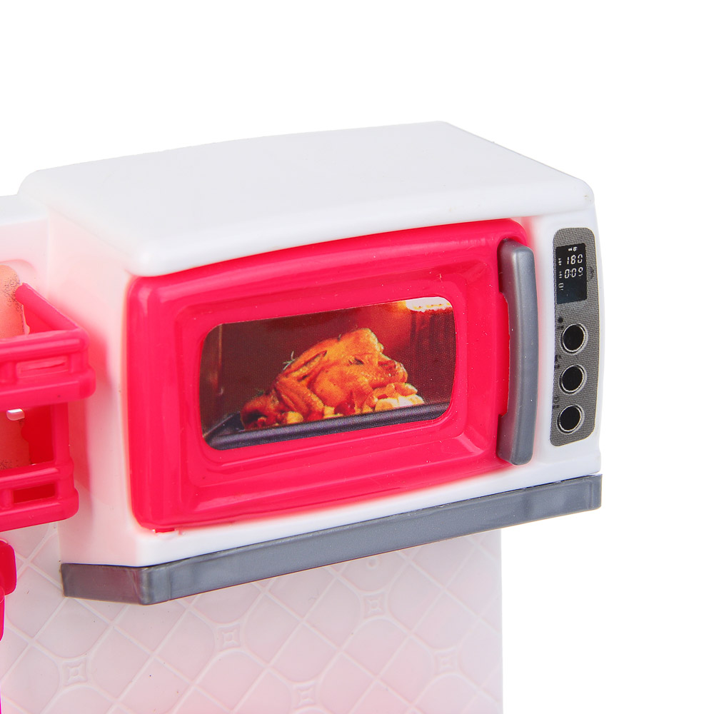 ИГРОЛЕНД Игровой набор Кухня с продуктами, PP, ABS, 41х7,3х23,6 см, арт.№ 294-220