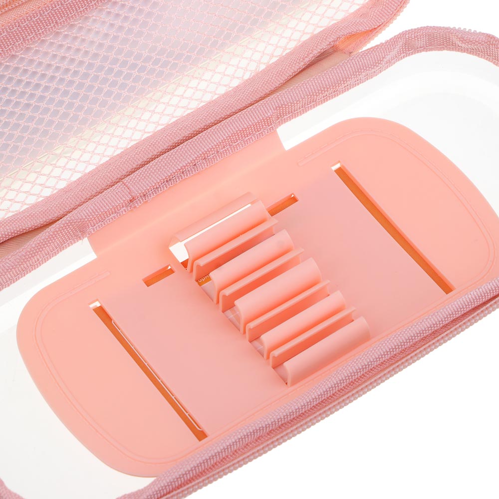 Пенал школьный каркасный 22х10х4,5 см, 1 отделение, откидная ланка, блестки в геле, "Заря джуниор" BY Русские Супергерои, арт.№ 583-005