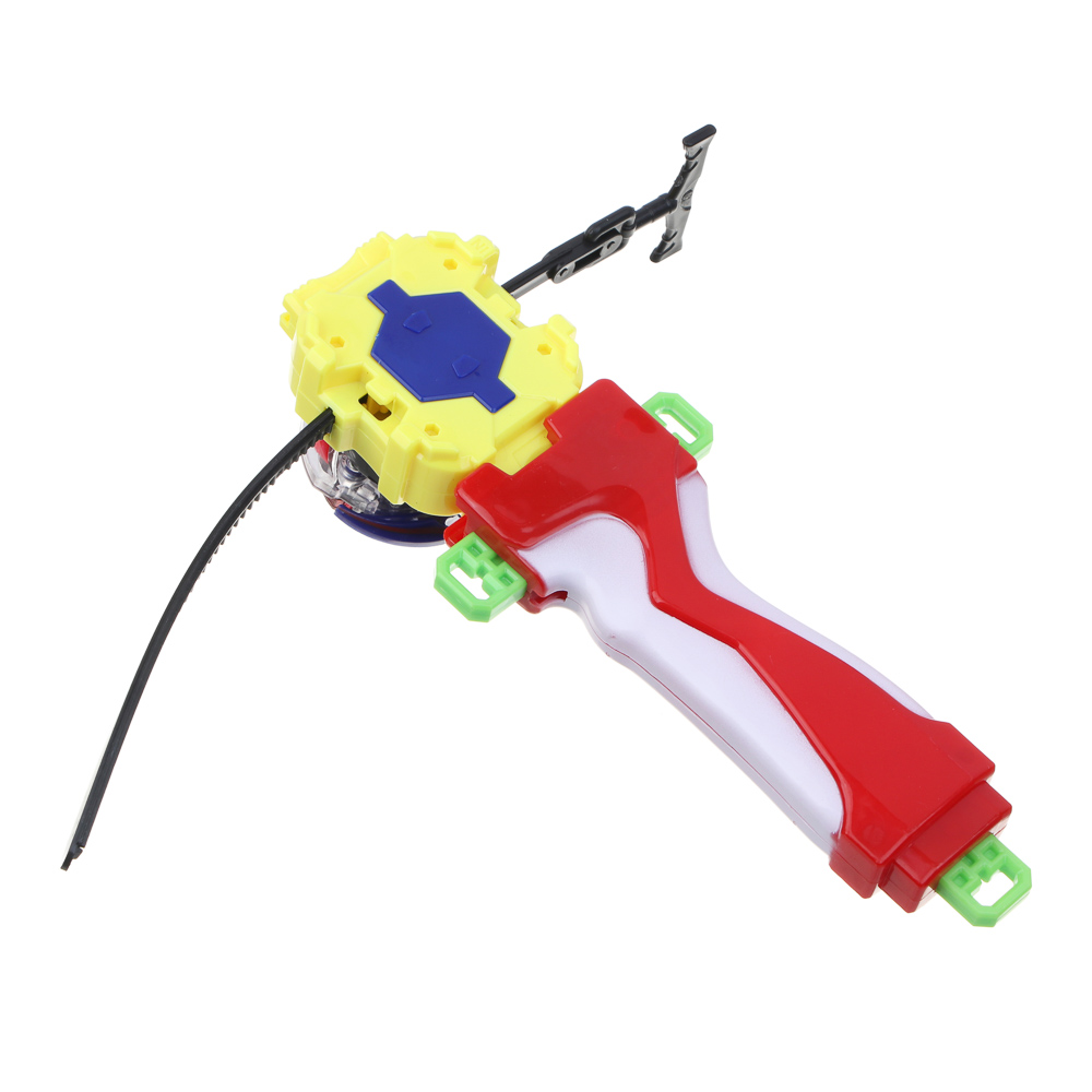 ИГРОЛЕНД Набор боевых волчков со стартером, 6 пр., ABS, металл, 19х16х4,7см, 12 дизайнов, арт.№ 214-023