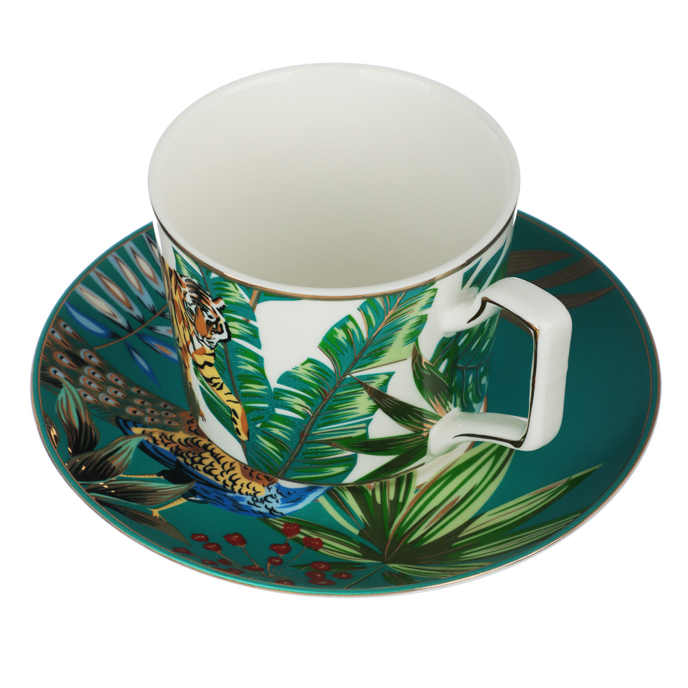 MILLIMI Тропики Набор чайный 12 пр., 260мл, 15см, костяной фарфор, арт.№ 802-141