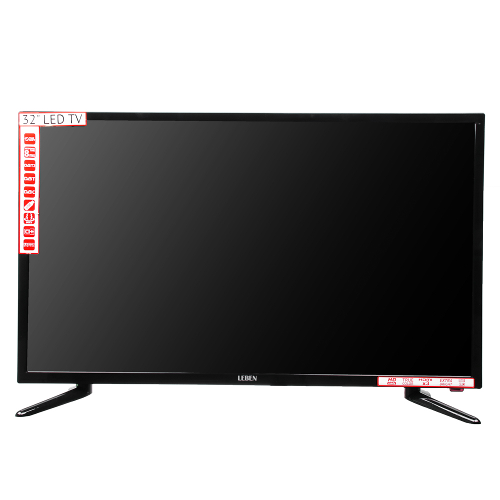 LEBEN ЖК-телевизор, диагональ 32" (81см), USB медиаплеер, HDMI, Телетекст, HD Ready, модель LE-LED32, арт.№ 282-096