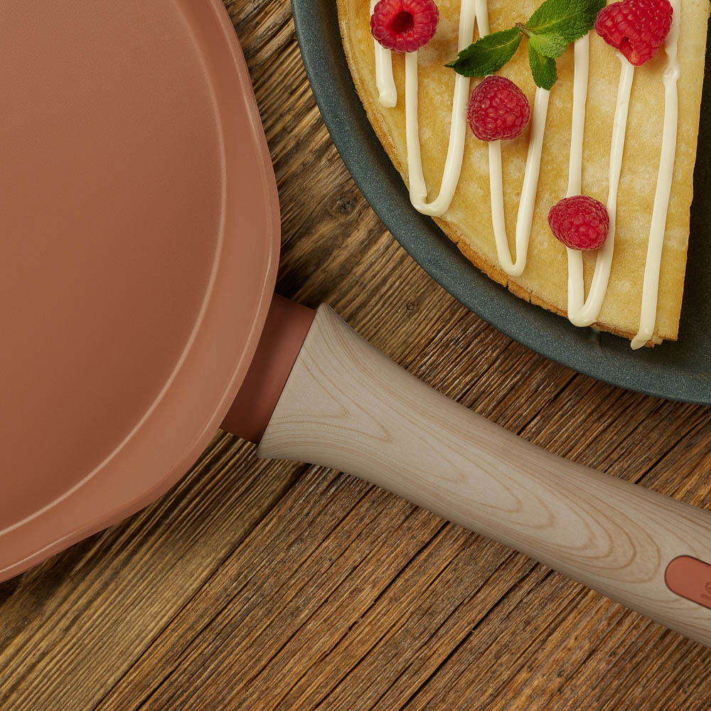 SATOSHI Комбелло Сковорода литая блинная d24см, антипригарное покрытие, индукция, арт.№ 846-021