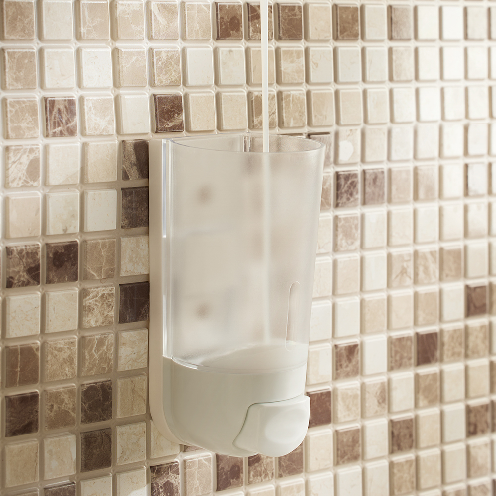 Диспенсер для жидкого мыла настенный тм VETTA, 400мл, ABS, полистирол, белый, арт.№ 542-118