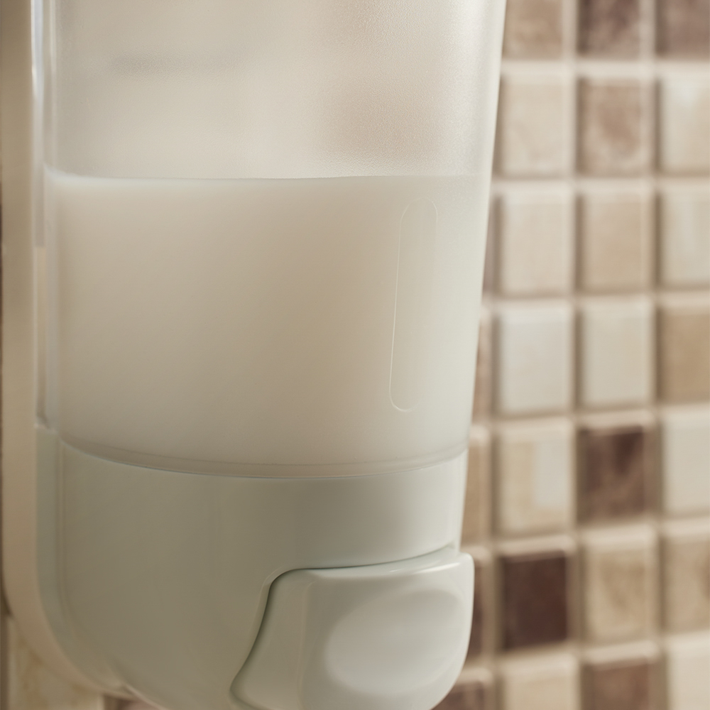 Диспенсер для жидкого мыла настенный тм VETTA, 400мл, ABS, полистирол, белый, арт.№ 542-118