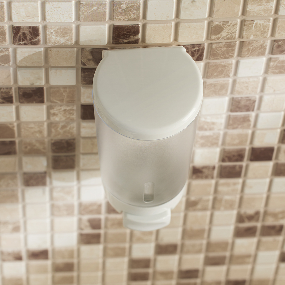 Диспенсер для жидкого мыла настенный тм VETTA, 400мл, ABS, полистирол, белый, арт.№ 542-118