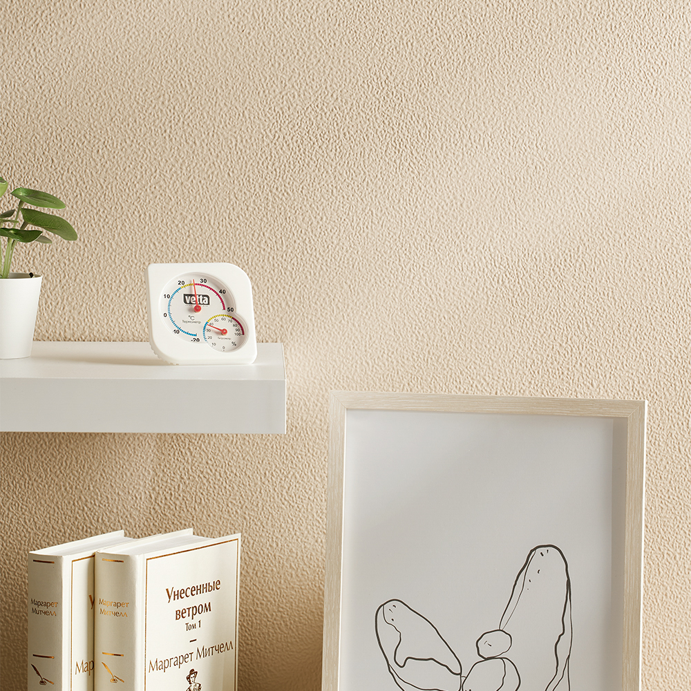 Термометр мини тм VETTA, измерение влажности воздуха, 7,5x7,5см, пластик, арт.№ 473-052