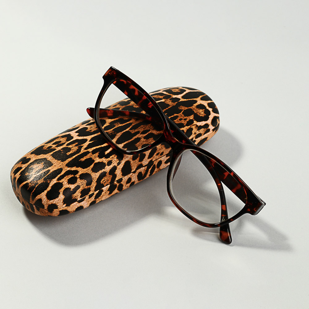 PAVO Футляр для очков, ПУ, сплав, 15,5х5см, 4 цвета, ЧО20-02, арт.№ 339-076