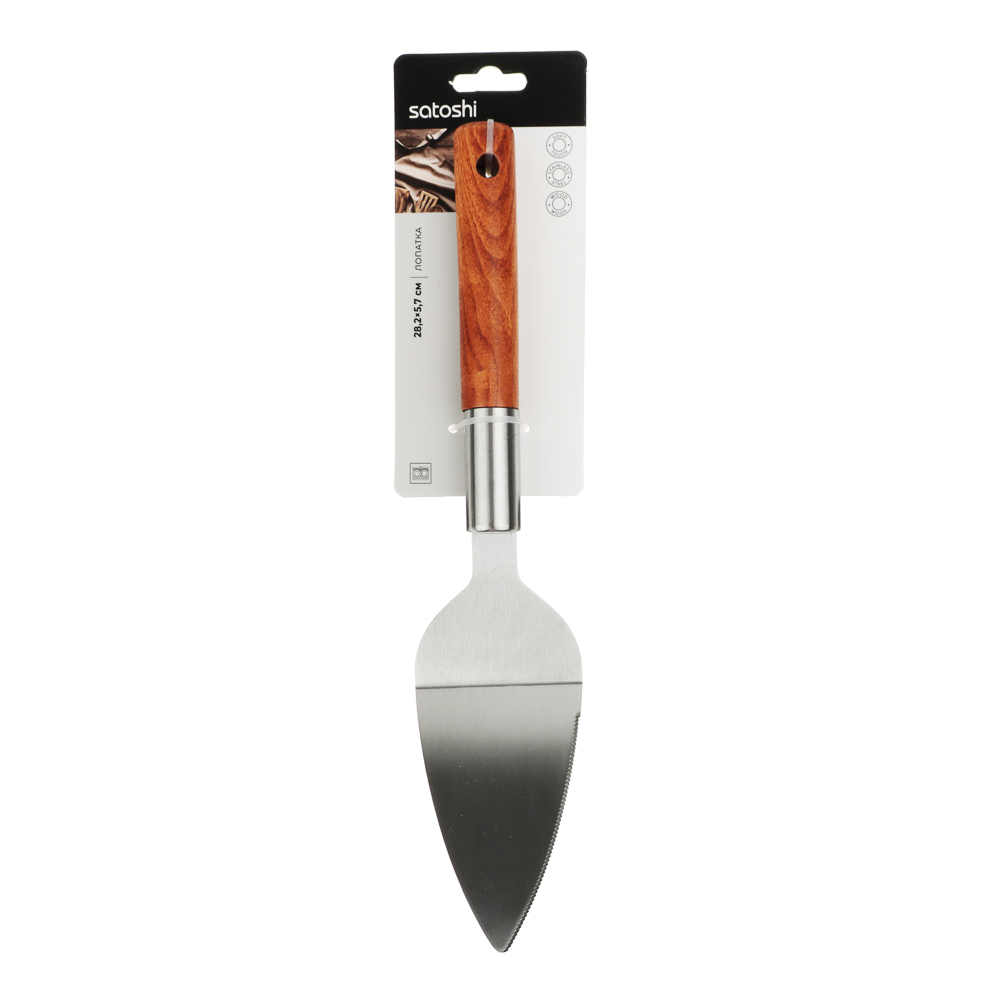 SATOSHI ЭКО Лопатка, 28.2х5.7см, нерж.сталь, бук, арт.№ 882-386
