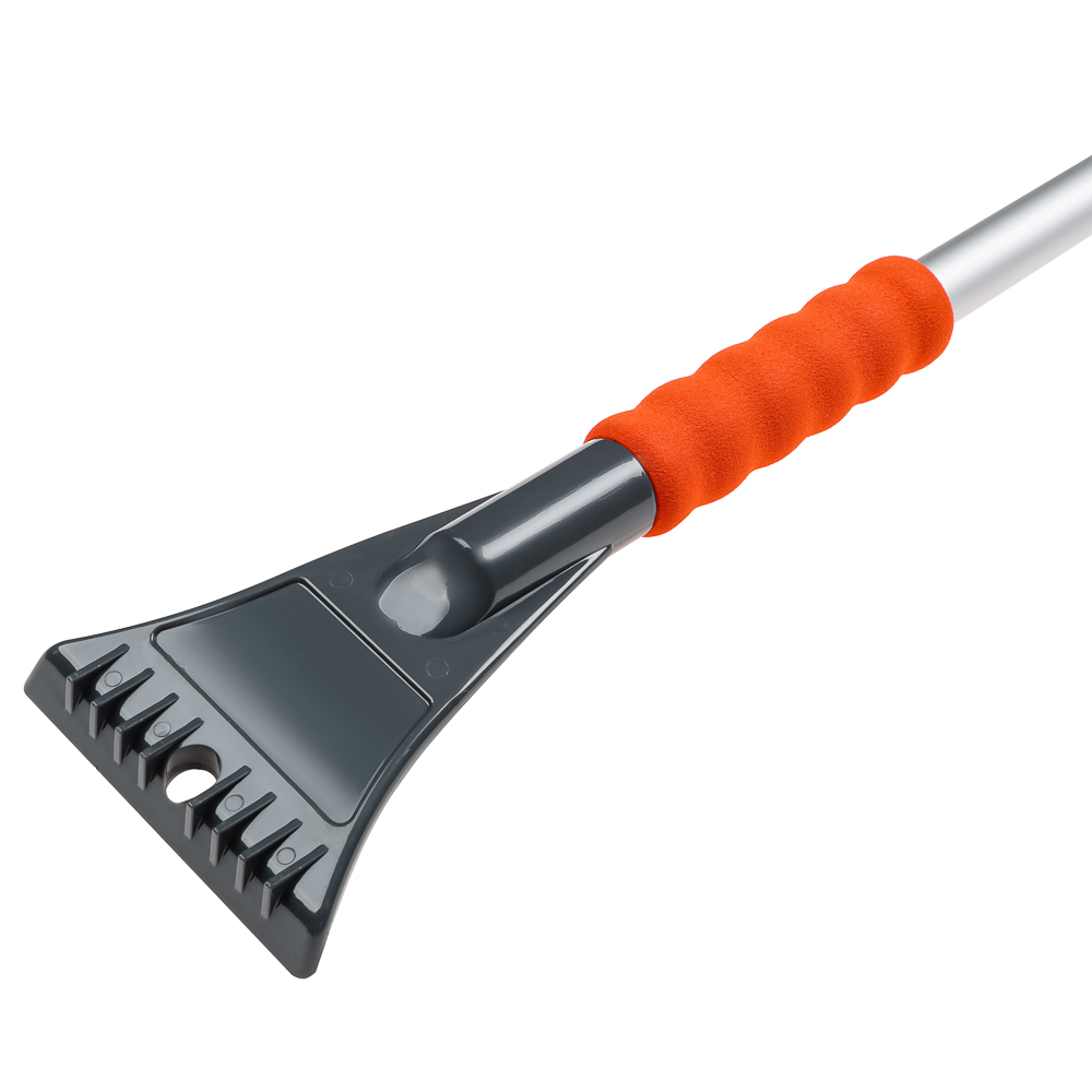 ЕРМАК Щетка для уборки снега+скребок, 79-112см, арт.№ 775-135