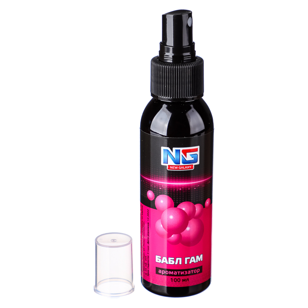 NEW GALAXY Ароматизатор спрей 100мл, бабл гам, арт.№ 794-429