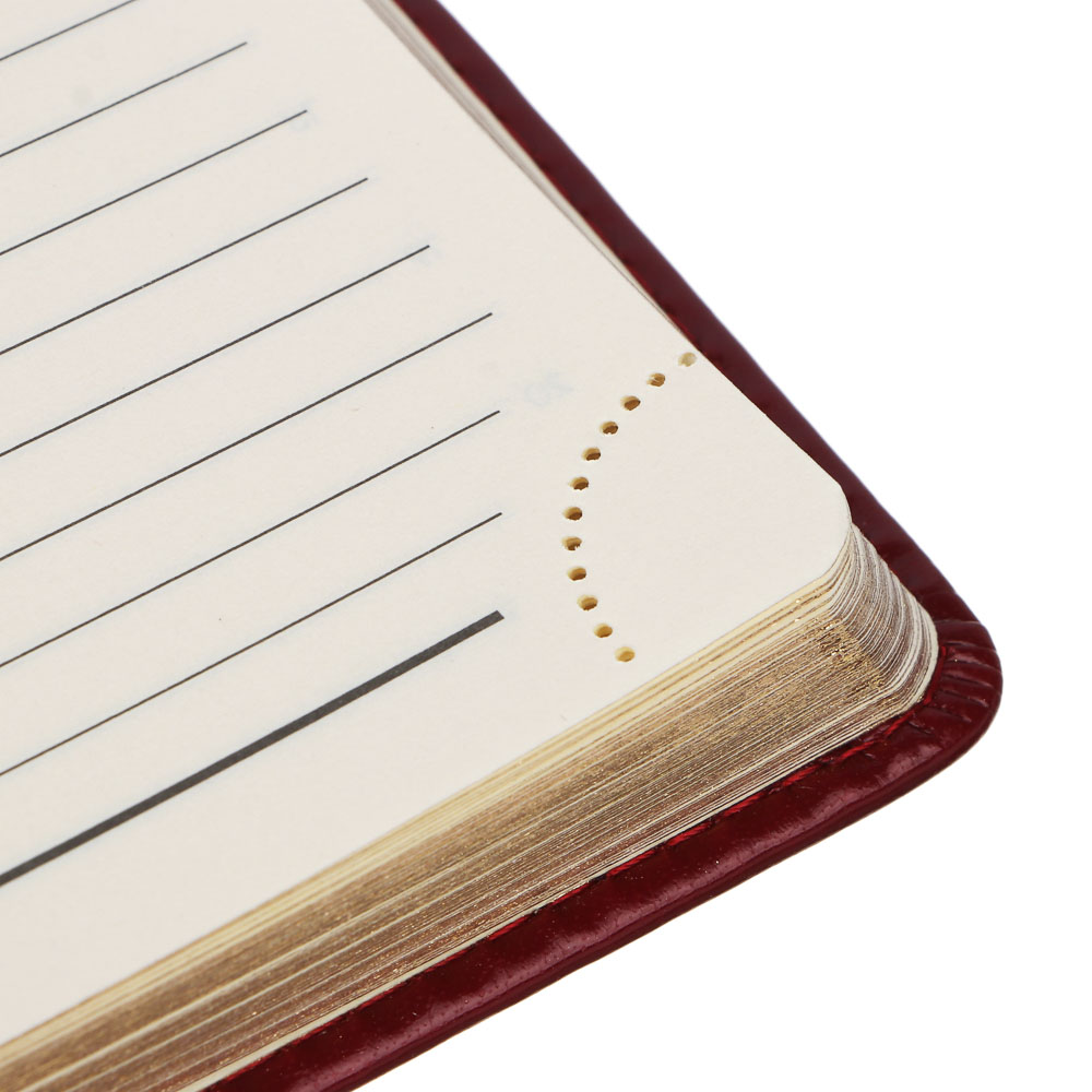 Ежедневник на 2024 "ПРЕСТИЖ" А5, 352 стр., тв.обл.с поролоном, иск.кожа, цв.срез, тонир.блок, красн, арт.№ 572-142