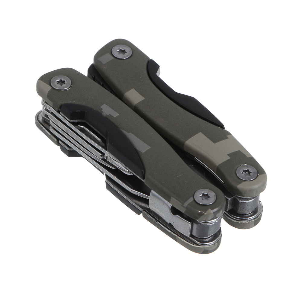 Мультитул многофункциональный тм BY Русские Супергерои, 15 функций, нержавеющая сталь, 9,9 см, арт.№ 070-052