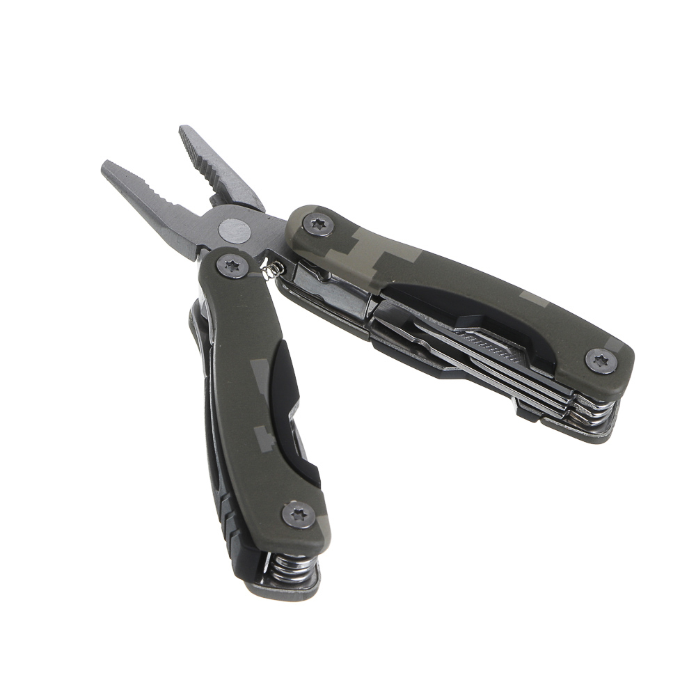 Мультитул многофункциональный тм BY Русские Супергерои, 15 функций, нержавеющая сталь, 9,9 см, арт.№ 070-052