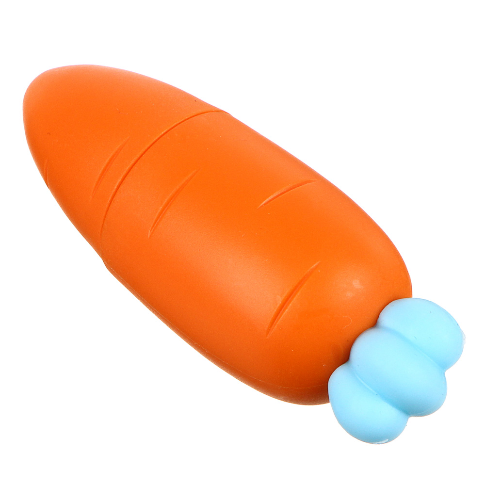 Маркер-текстовыделитель, дизайн в форме фруктов и овощей, 7см, силикон, пластик, 6 цветов, арт.№ 613-043