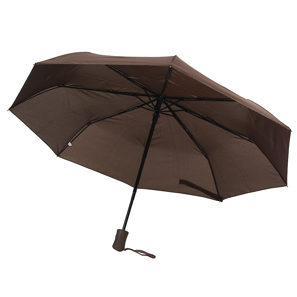 Зонт универсальный, автомат, сплав, эпонж, d96см, 8 спиц, 6 цветов, арт.№ 302-327