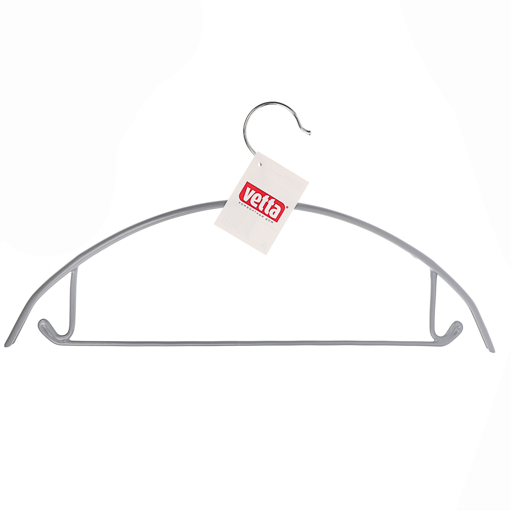 VETTA Вешалка металлическая STYLE, 42см, металл, PVC, 2 цв., арт.№ 456-125