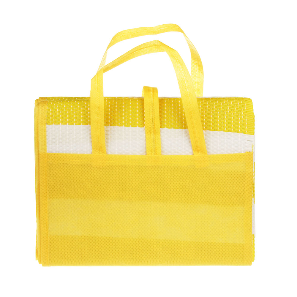 Коврик пляжный тм ЯРКОЕ ЛЕТО, 120х180, с ручками для переноски, полоса, полипропилен, арт.№ 119-042