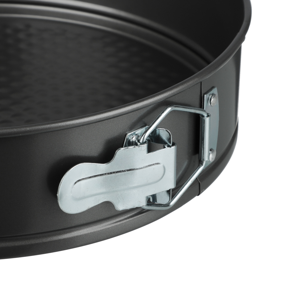 VETTA Набор форм разъемных для выпечки 3шт, с а/п покрытием, угл.сталь (квадратная, круглая, сердце), арт.№ 846-204