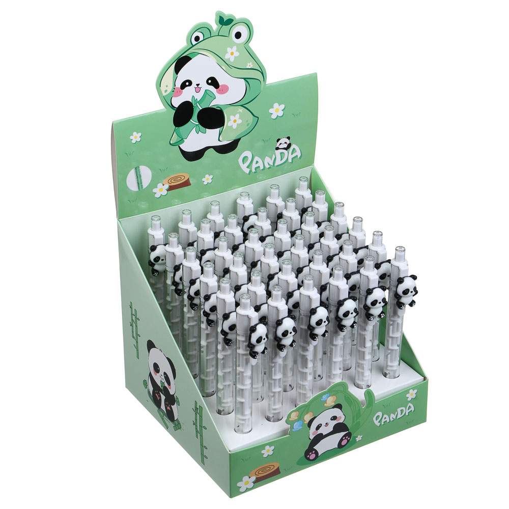 Ручка шариковая автоматическая синяя "Лабиринт Панда", шоу-бокс, арт.№ 591-279