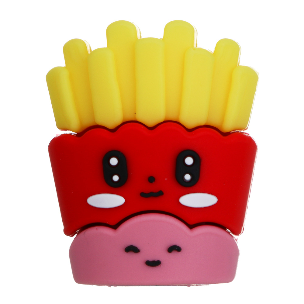 Точилка фигурная "Фаст-фуд", 3,5х3х3см, 1 отверстие, PVC, 2 дизайна, арт.№ 607-064