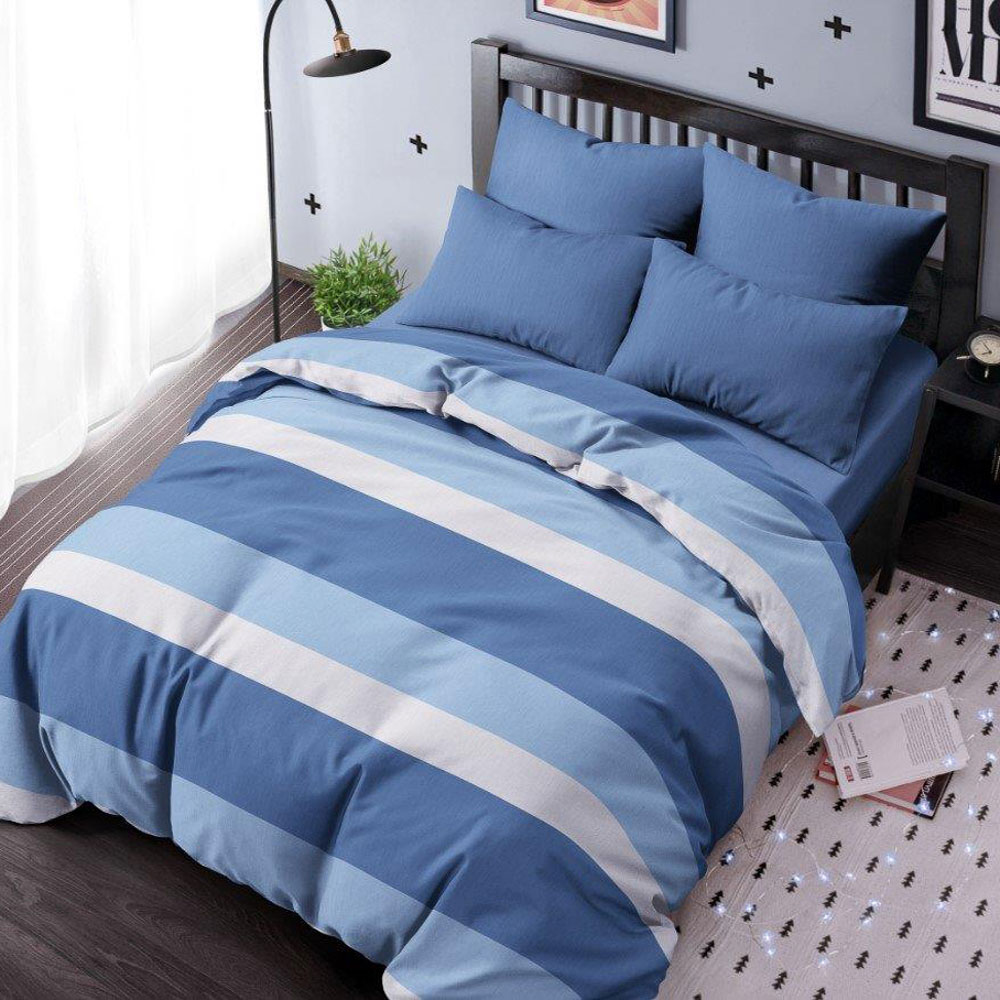 PROVANCE Комплект постельного белья 1,5 (4 пр.), бязь 125гр/м, 100% хлопок, 3 дизайна, арт.№ 421-279