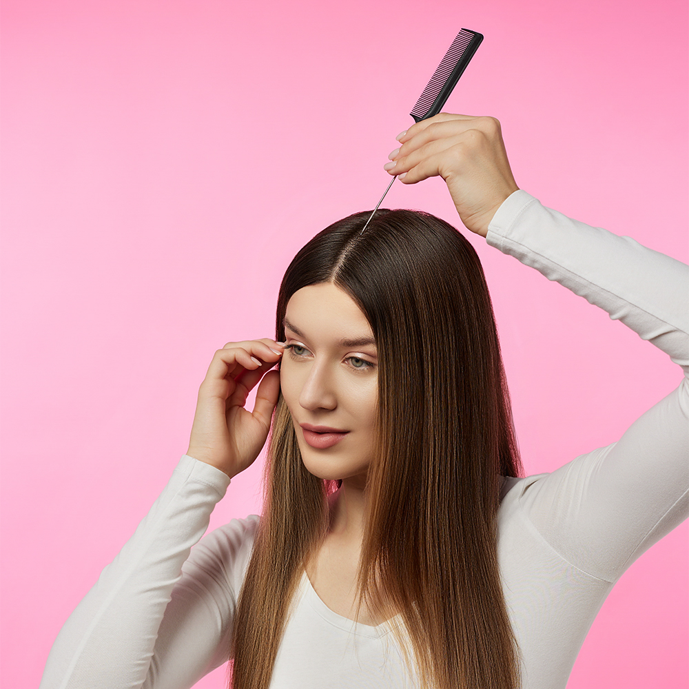 Набор профессиональных расчесок-гребней тм ЮНИLOOK, 10пр., пластик, черный, арт.№ 356-414