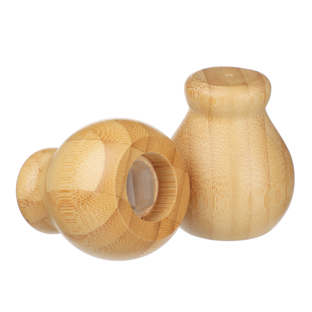 SATOSHI Набор для специй на подставке 3пр., бамбук, 15.8х7.3х9см, арт.№ 883-546