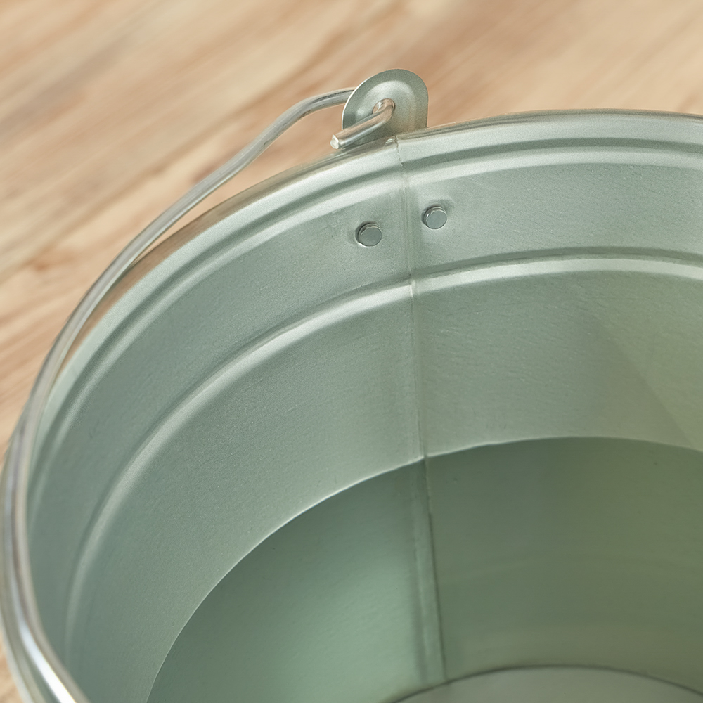 Ведро оцинкованное 12л хозяйственное, 0,4мм, арт.№ 408-146