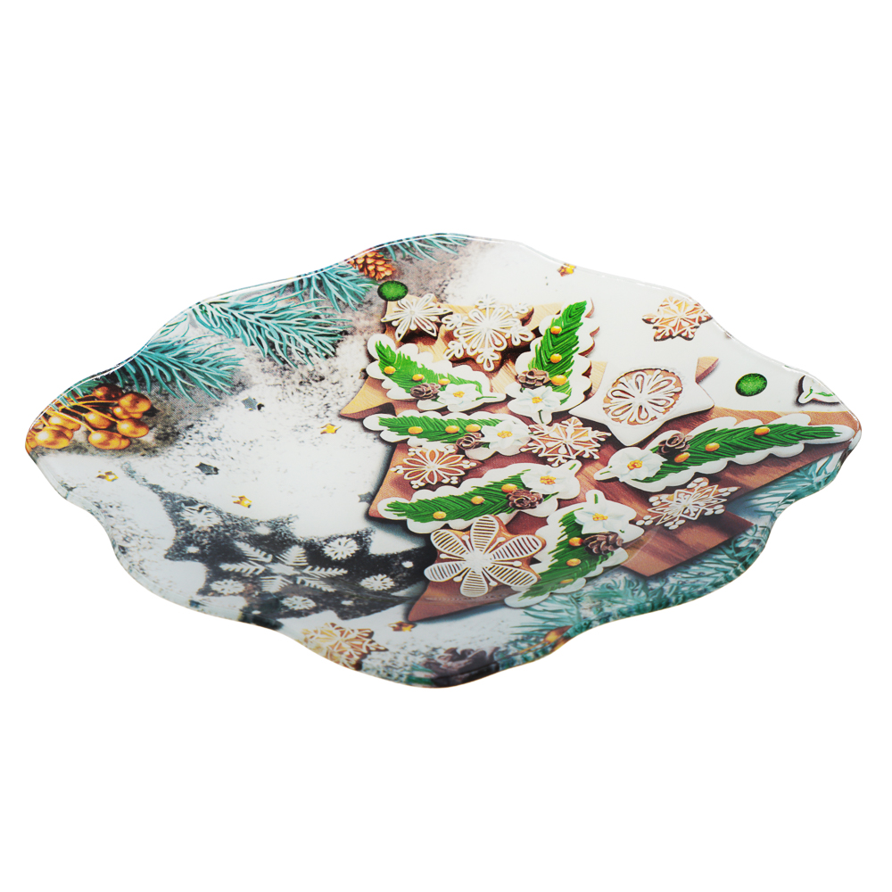 Чудеса Блюдо круглое, 20см, стекло, арт.№ 820-901