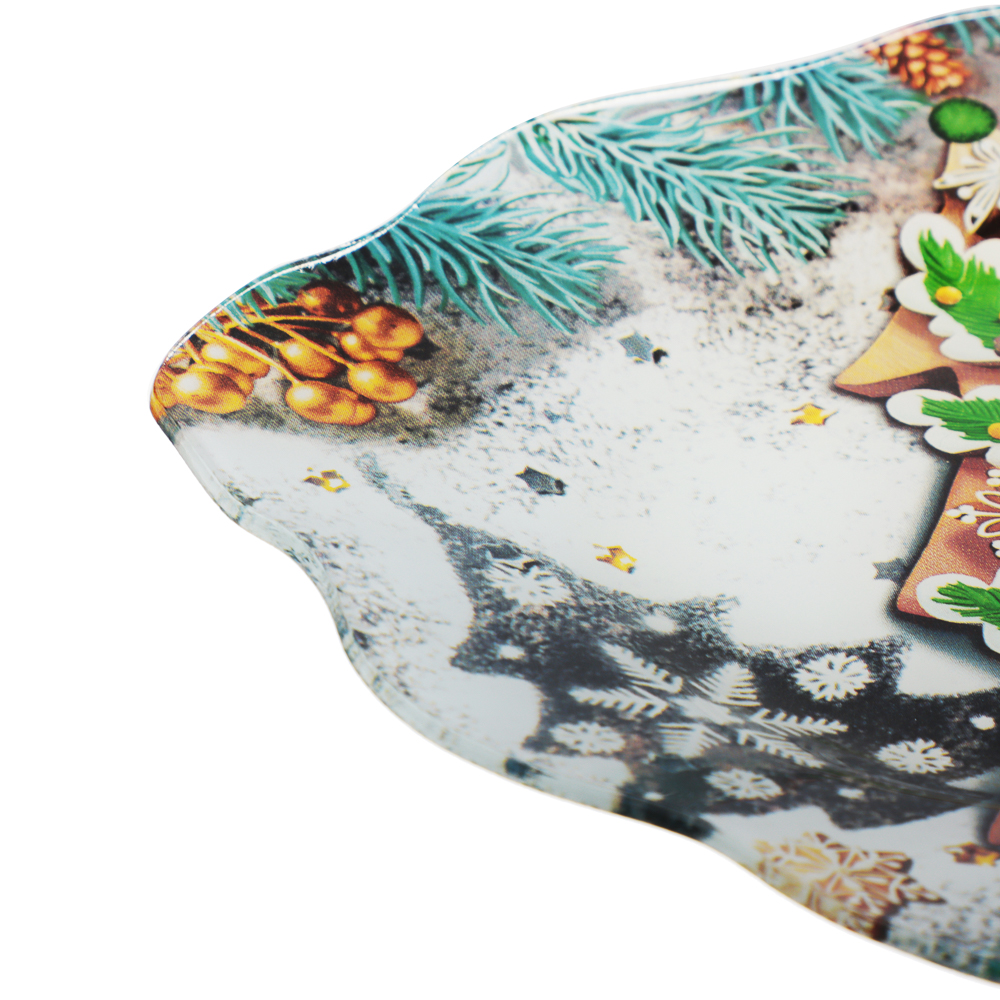 Чудеса Блюдо круглое, 20см, стекло, арт.№ 820-901