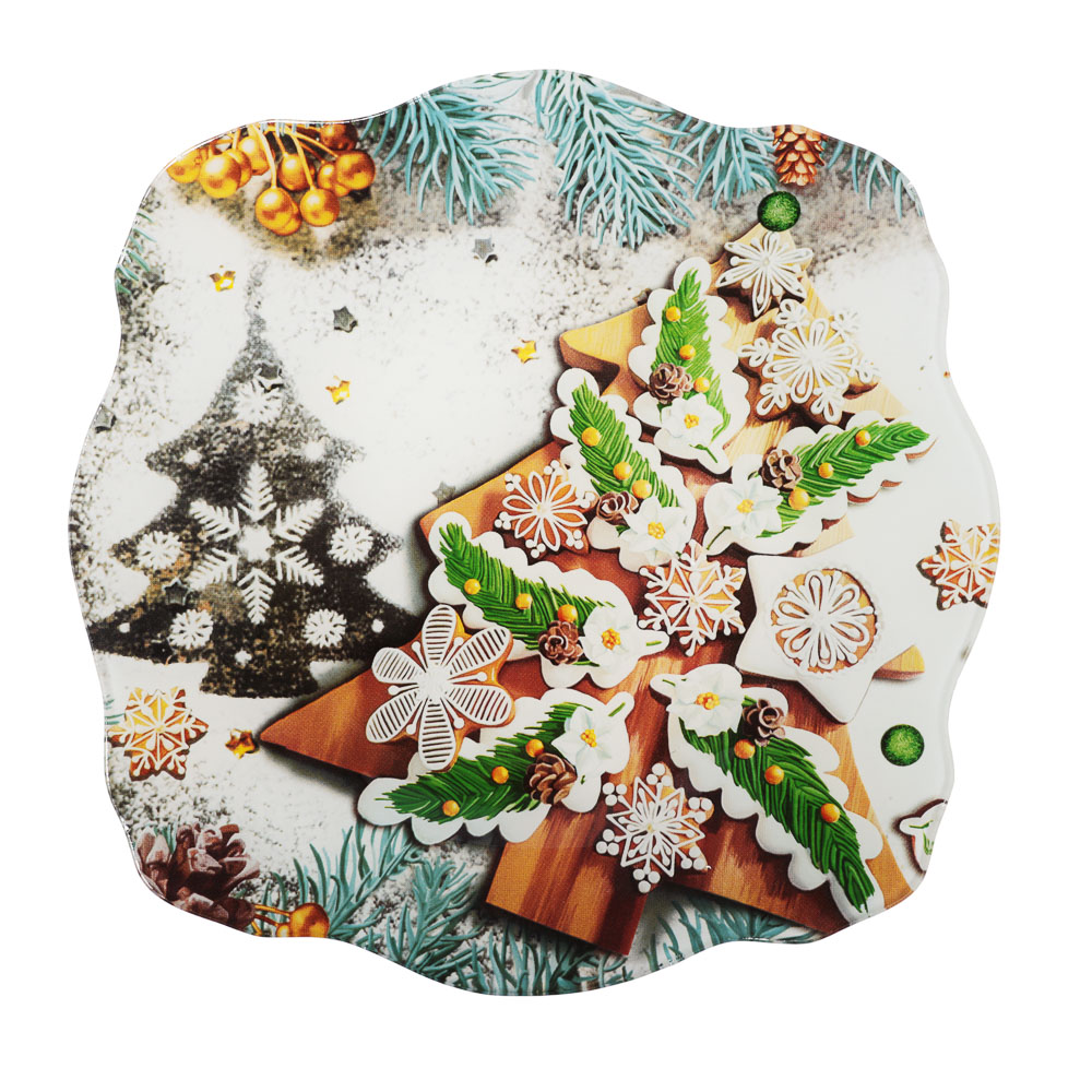 Чудеса Блюдо круглое, 25см, стекло, арт.№ 820-902