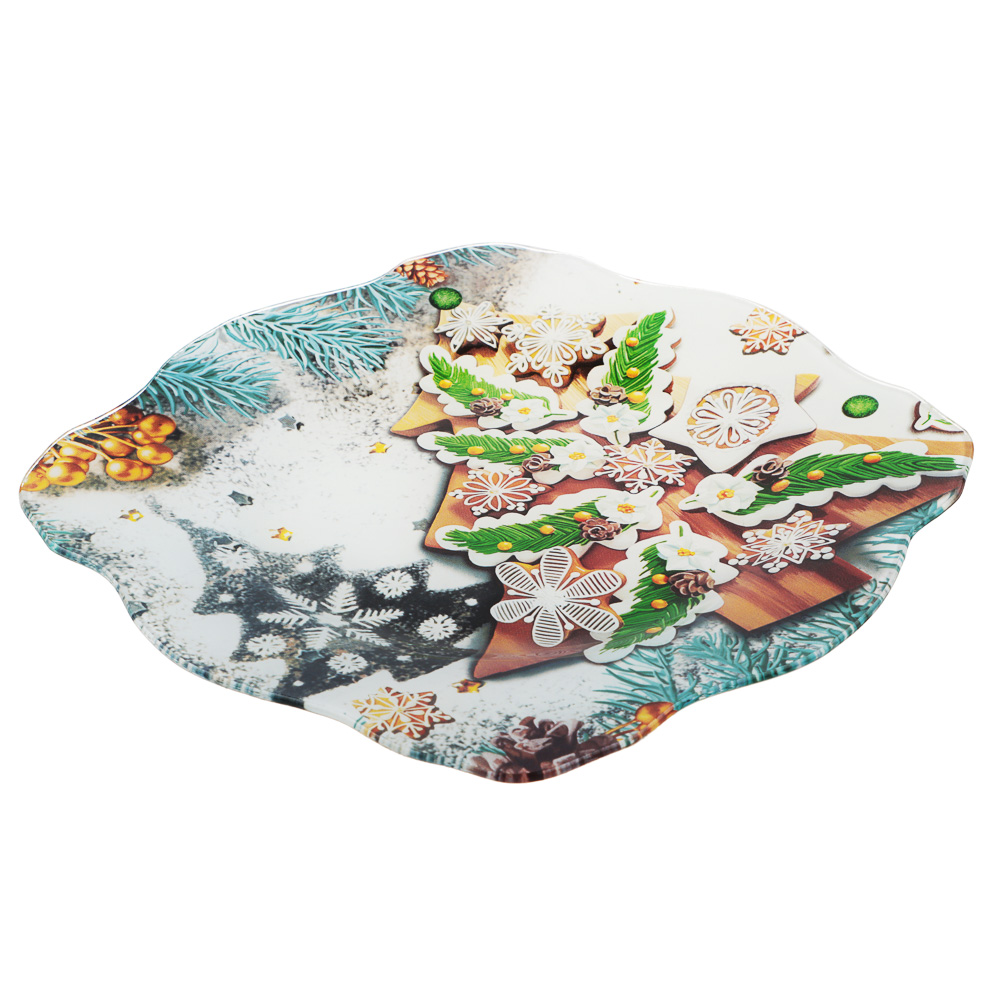 Чудеса Блюдо круглое, 25см, стекло, арт.№ 820-902