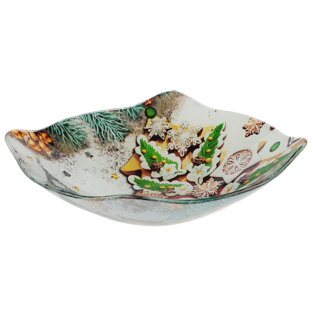 Чудеса Салатник круглый, 20х5см, стекло, арт.№ 820-903