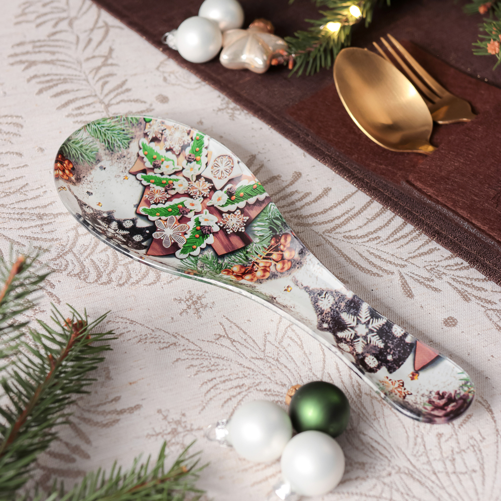 Чудеса Подставка для ложки, 23,5х8х1,5см, стекло, арт.№ 820-904