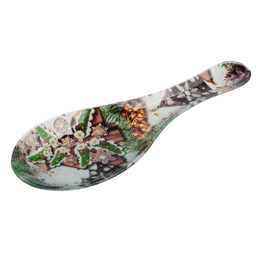 Чудеса Подставка для ложки, 23,5х8х1,5см, стекло, арт.№ 820-904