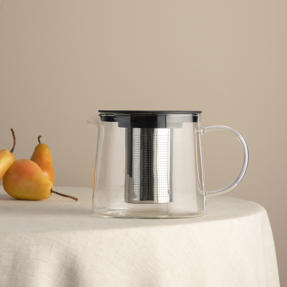 Чайник заварочный тм SATOSHI Цейлон 1,5л, жаропрочное стекло, арт.№ 850-173